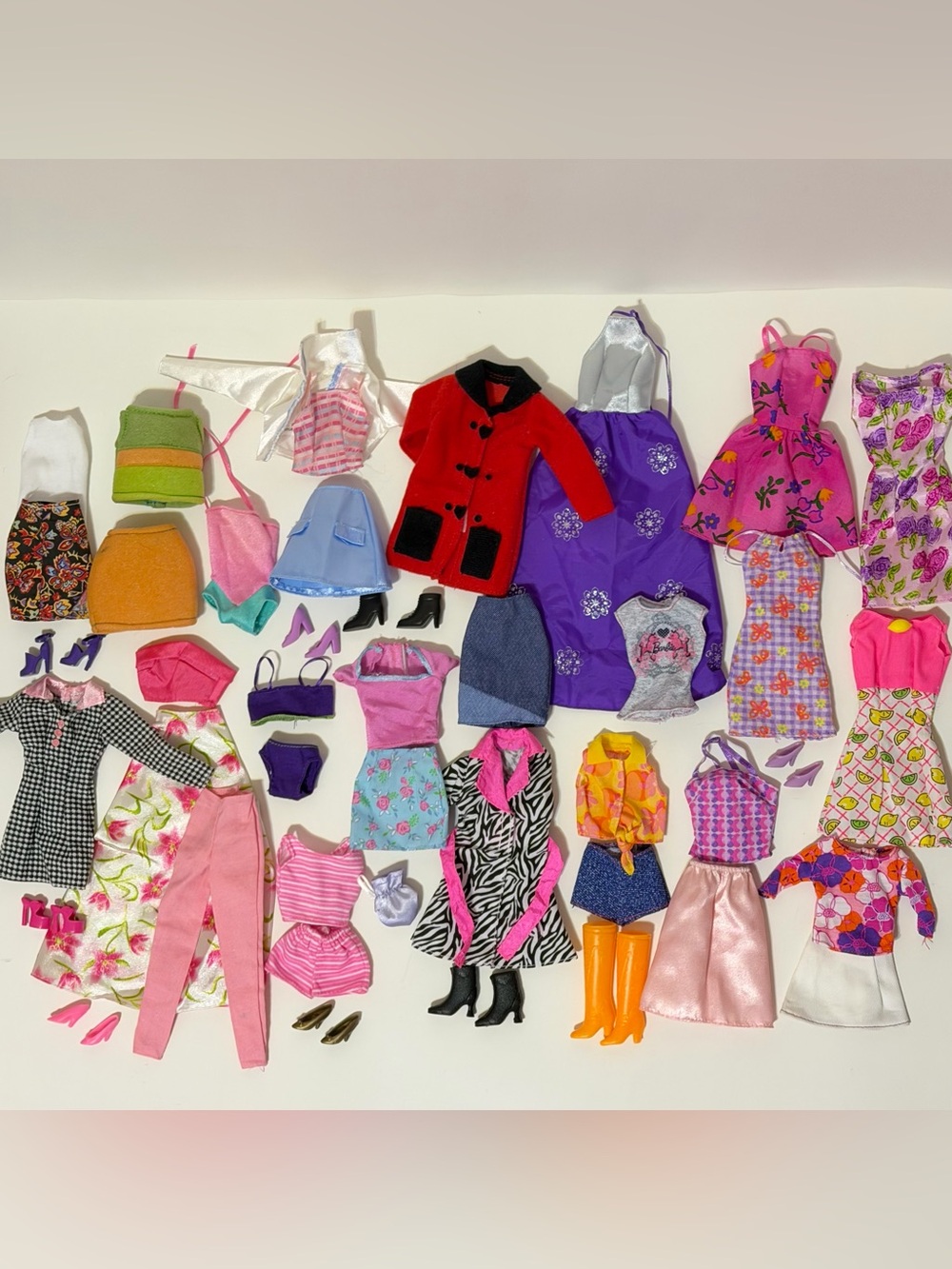 Lot of Genuine Barbie Clothes Vintage Y2K Mattel